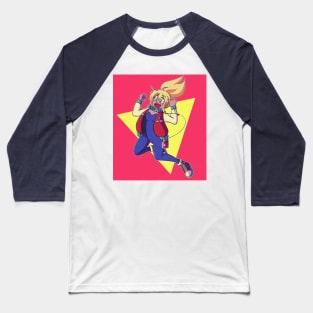 Vaporwave anime girl aesthetics Baseball T-Shirt